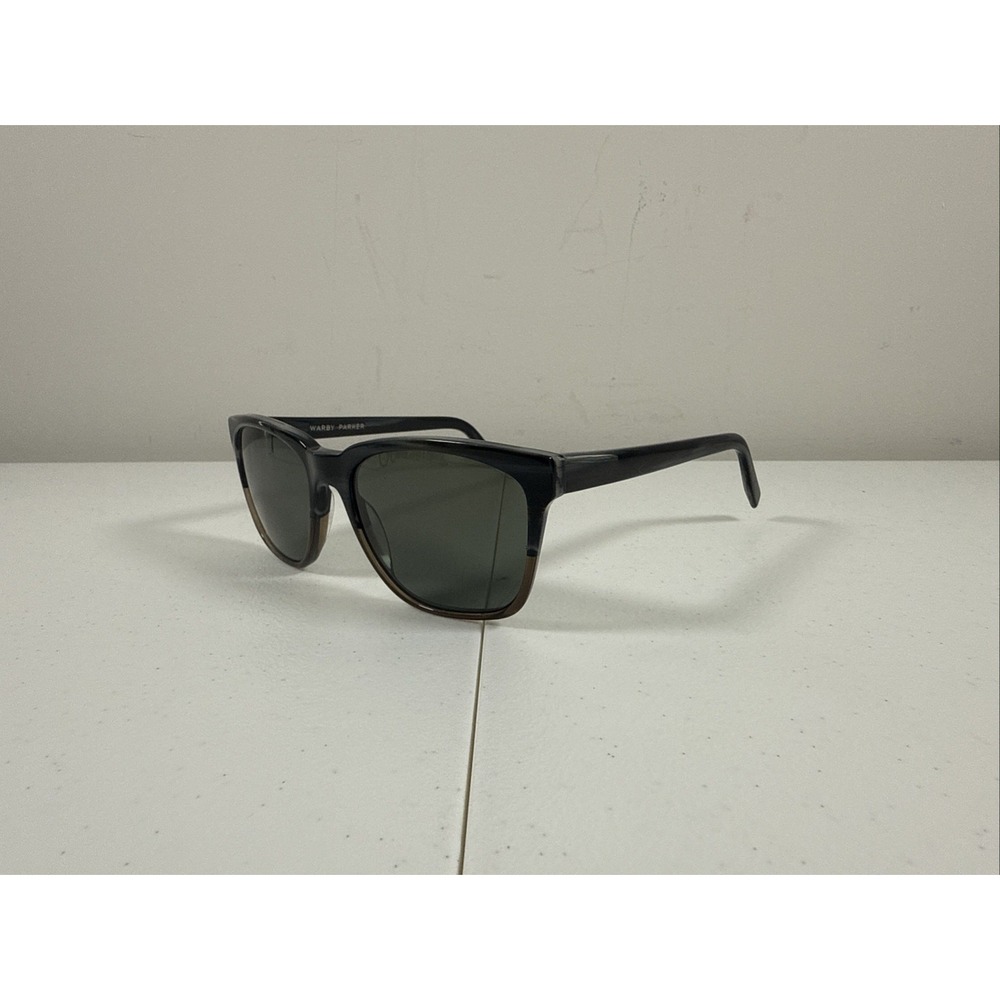 Warby Parker Sunglasses Barkley M 125 53-18-142,‎ Gray Black Pattern Frames Only